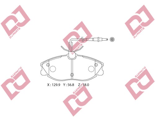 ON FREN BALATASI DISK (PEUGEOT: 406 96>04)