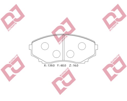 ON FREN BALATASI DISK (MITSUBISHI: PAJERO 3.2DI-3.5GDI 00>)