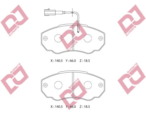 ON FREN BALATASI DISK (FIAT: DUCATO 1400KG 94>06-BOXER 1400KG 94>06)