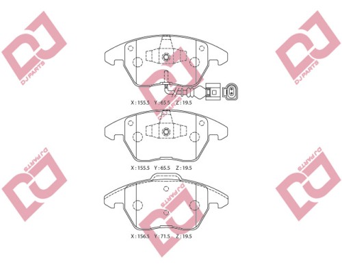 ON FREN BALATASI DISK (VW: GOLF IV-V-VI 98>JETTA III-IV-PASSAT 05>POLO 09>CADDY III 04> / AUDI: A1 11>A3 03> / SEAT: ALTEA 04>IBIZA V 08>LEON 05> / SKODA: FABIA-ROOMSTER 10>-OCTAVIA 04>-RAPID 12>-SUPERB 08>-YETI 09>)

