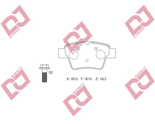ARKA FREN BALATASI DISK (PEUGEOT: 307 00>07-CITROEN: C4 04>)