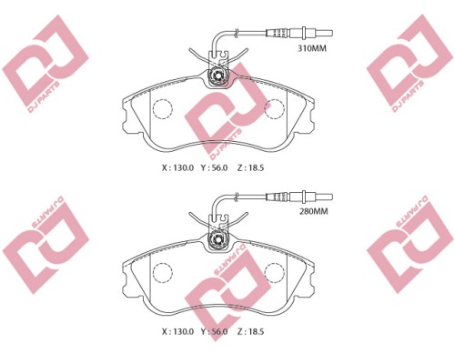 ON FREN BALATASI DISK (PEUGEOT: 306 93>01-PARTNER 96>CITROEN: BERLINGO 97>XSARA 97>05)