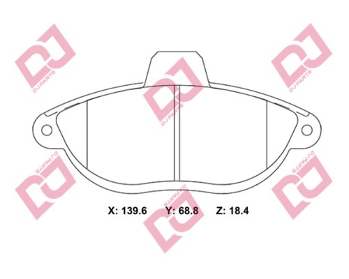 ON FREN BALATASI DISK (FIAT: SCUDO 96>06-CITROEN: JUMPY 95>06-PEUGEOT: EXPEERT 95>06)