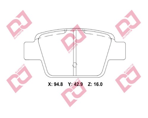 ARKA FREN BALATASI DISK (FIAT: LINEA 1.3D-1.4-STILO 1.6-1.8-2.4 / ALFA ROMEO: MITO 08>)