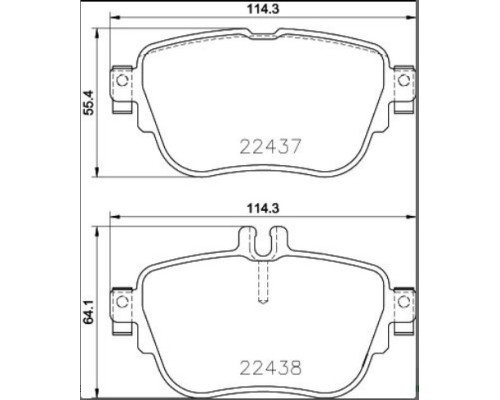 DISK BALATA ARKA (MERCEDES:E SERISI W213 (16-)