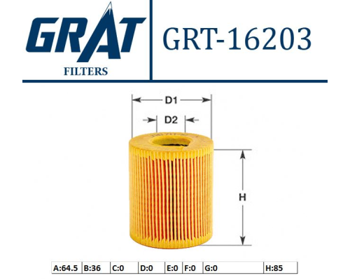 YAG FILTRESI KISA TIP (HYUNDAI: ACCENT 03>06 ADMIRE-GETZ 02>06 1.5CRDI 3CYL)