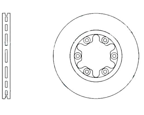 ON FREN DISKI HAVALI 289-6MM (FORD: RANGER 99>06 / MAZDA: B SERISI 99>06)