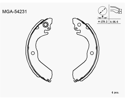 ARKA FREN BALATASI PABUCLU (PROTON: WIRA 96>-PERSONA 96>)