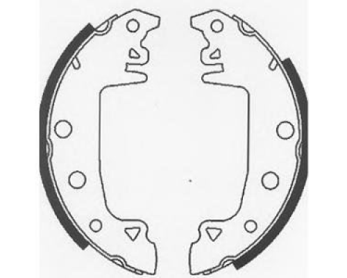 ARKA FREN BALATASI 6MM (FIAT: M131 / RENAULT: R12 / ALFA ROMEO: 33)