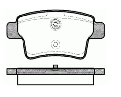 ARKA FREN BALATASI DISK (CITROEN: C4-PICASSO 1.6HDI-1.8-2.0-2.0HDI 06>)