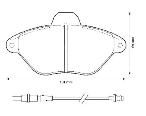 ON FREN BALATASI DISK (CITROEN: XANTIA 98>03)