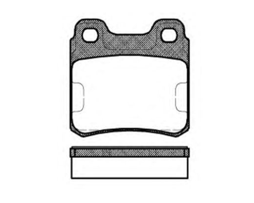 ARKA FREN BALATASI DISK WVA 21140 (OPEL: ASTRA F 1.8-2.0 91-98 VECTRA A 2.0/SAAB:900)