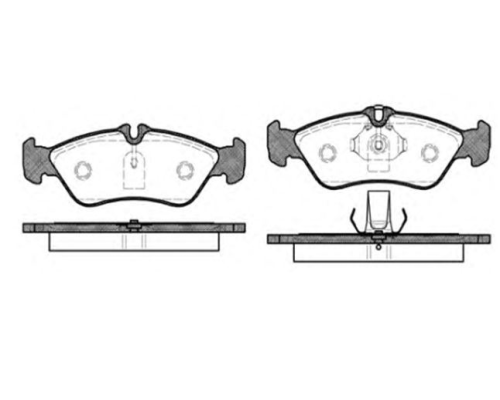 BALATA FREN ARKA-(VW: LT35 VOLT 97>06/ MERCEDES SPRINTER 97>06 )
