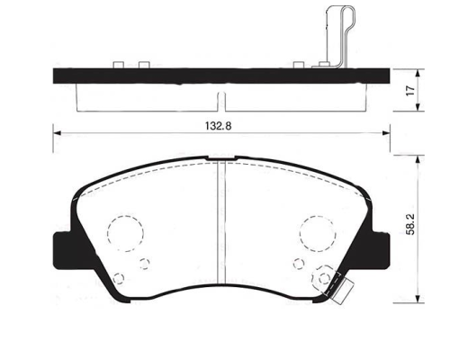 ON FREN BALATASI DISK (HYUNDAI: ACCENT-BLUE 12>13-KIA: RIO 09>13)
