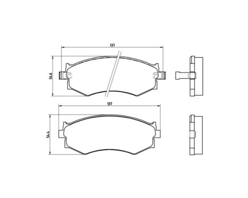 ON FREN BALATASI DISK (HYUNDAI: ELANTRA 90>00-SONATA 90>96-NISSAN: ALTIMA 90>)