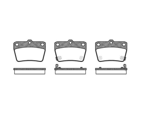 ARKA FREN BALATASI DISK (TOYOTA: RAV4 00>05-CHERY: TIGGO 08>)