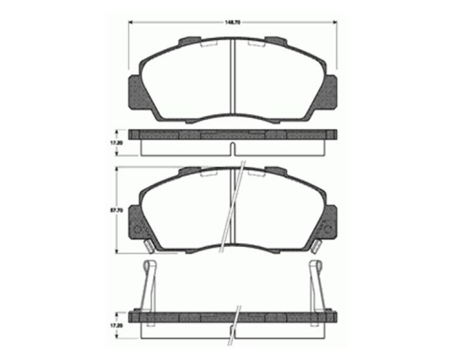 ON FREN BALATASI DISK (HONDA: ACCORD 98>02-CRV 97>01-HRV 99>)