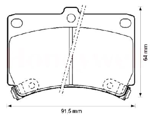 ON FREN BALATASI DISK (MAZDA: 323 90>96)