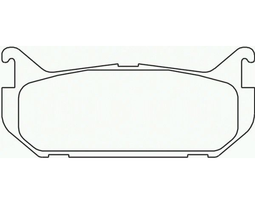 ARKA FREN BALATASI DISK (MAZDA: 626 FS 92>97)