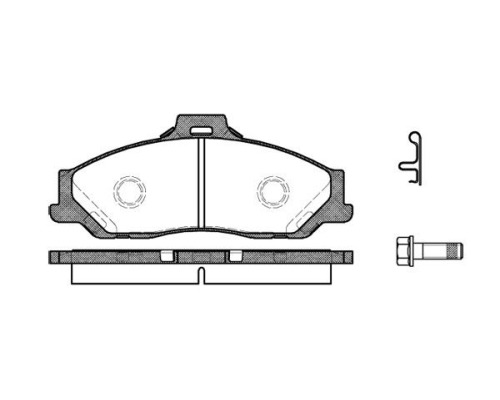 ON FREN BALATASI DISK (MAZDA: B2500 01>03-B2500 BT50 4WD 06>11-FORD: RANGER 04>)