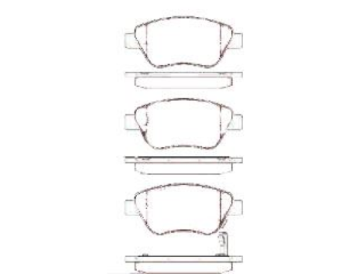 ON FREN BALATASI DISK (OPEL: CORSA D 1.0-1.2-1.4 1.3D 75HP) 
