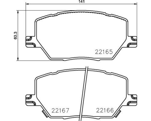 FREN BALATA ON-(FIAT : 500X 2017>  )