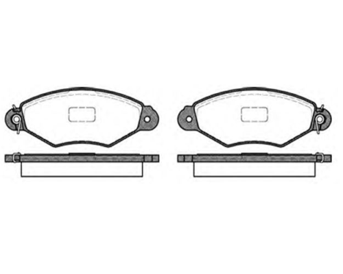 ON FREN BALATASI DISK (RENAULT: KANGOO / PEUGEOT: 206 / CITROEN: XSARA)