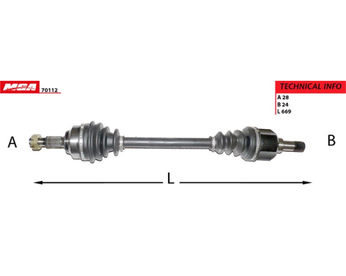 AKS SOL (FIAT: SCUDO 1.6JTD 06- PEUGEOT 407)