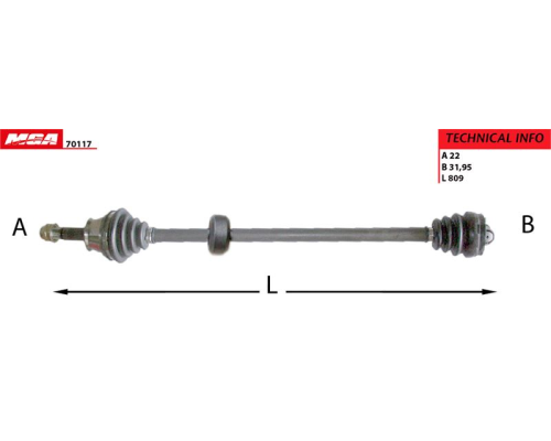AKS SAG ( FIAT : PALIO YM ALBEA 1.2 1.4 1.6 16V BENZINLI )