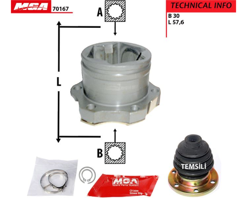 AKS KAFASI IC SOL KIT KORUK MAFSAL LALE (FIAT: ALBEA 1.3JTD)