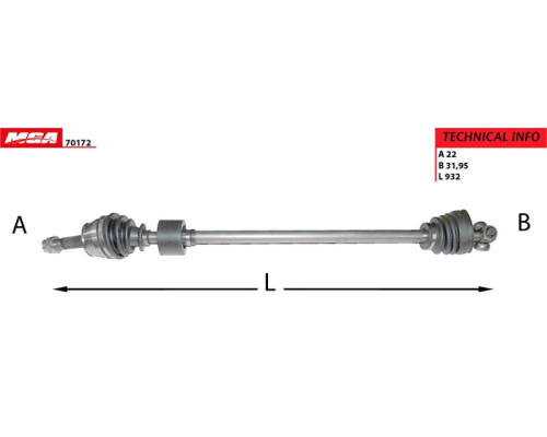 AKS SAG (FIAT: DOBLO 1.9D)