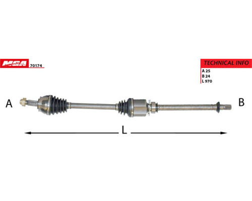 AKS SAG KOMPLE (FIAT: DOBLO 1.3 MJTD 10--)
