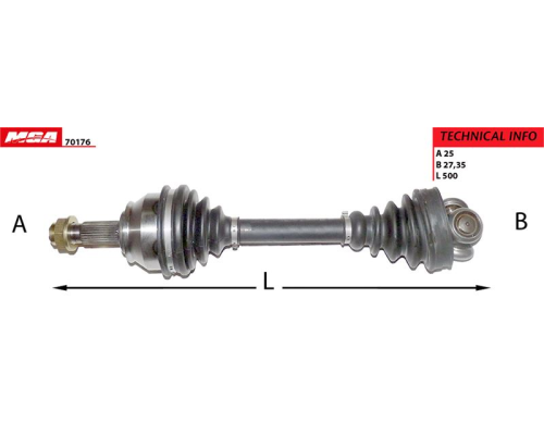 AKS SAG SOL (FIAT: DOBLO 1.6JTD 10-)
