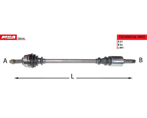 AKS SAG (CITROEN: C3 1.4IE)