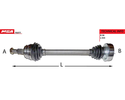 AKS KOMPLE SOL-(VW: GOLF IV/BORA/AUDI: A3/SEAT: TOLEDO/LEON/SKODA: OCTAVIA  1,6 AKL AEH)
