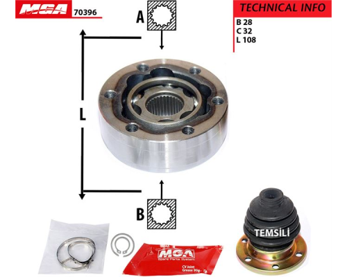 IC AKS KAFASI ( VW: PASSAT 1.8T 2.0 AUDI: A4 1.8T 1.9 TDI 96-05 )