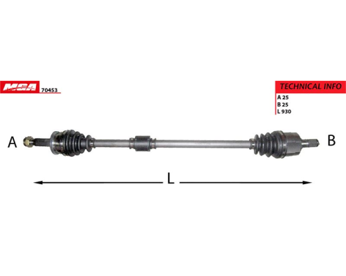 AKS KOMPLE SAG-(ABSLI)-(HYUNDAI. I20 08>11 