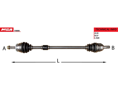 AKS KOMPLE SAG-(ABSLI)-(HYUNDAI: ACCENT-BLUE 2012>2014 