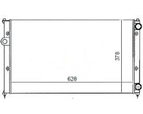 SU RADYATORU-KLIMALI 628X377 (VW CADDY 96-03  POLO CLS 96-00  SEAT IBIZA 93-99) AFT-1F-1Y