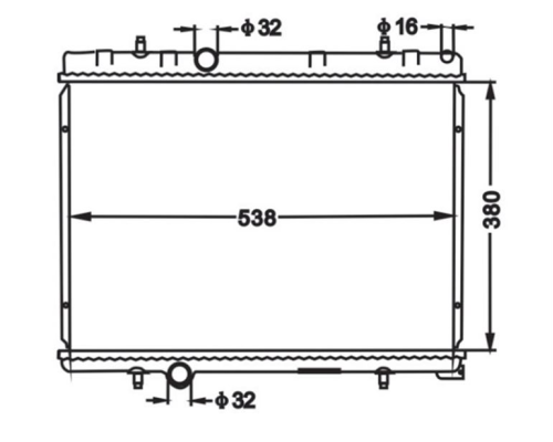 SU RADYATORU BRAZING (PEUGEOT: 307 2.0HDI 00>-2.0 16V 03>-PARTNER TEPEE 2.0HDI / CITROEN: C4 2.0 16V)