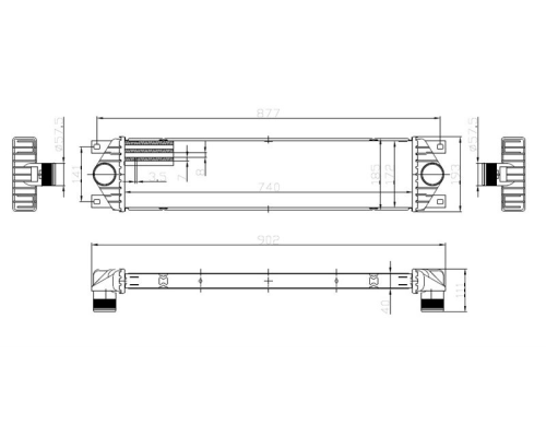 TURBO RADYATORU BRAZING (RENAULT: MASTER II 2.2-2.5DCI / OPEL: MOVANO 2.5CDTI 03>)