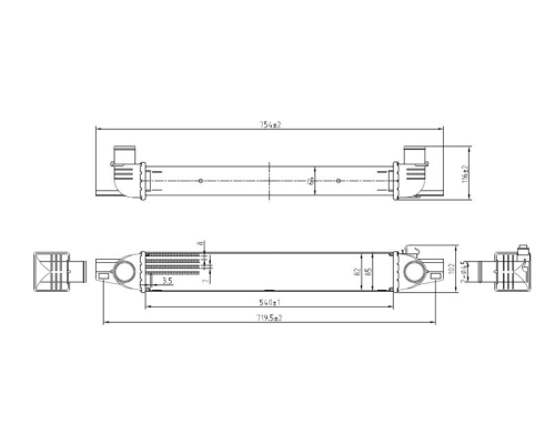 TURBO RADYATORU (FIAT: FIORINO 1.3JTD 09> / CITROEN: NEMO 1.3 1.4HDI 75 08> / PEUGEOT: BIPPER)