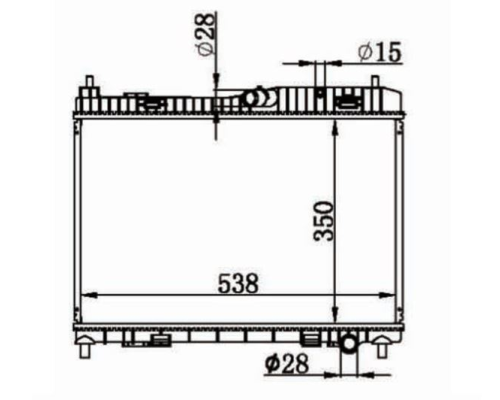 SU RADYATORU BRAZING M/T (FORD: FIESTA B-MAX  1.25 1.4 1.6  08- BENZINLI)