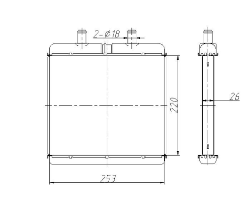KALORIFER RADYATORU  BRAZING IVECO DAILY 99-06