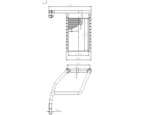 KALORIFER RADYATORU BRAZING (5.5MM FIN) FORD TRANSIT CUSTOM (V362) 2.2 TDCI 2012-