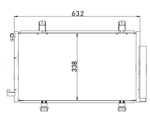 KLIMA RADYATORU  AL/AL  (FIAT: SEDICI-SUZUKI SX4)