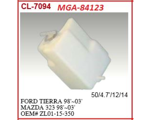 RADYATOR YEDEK SU DEPOSU (MAZDA: 323-FAMILYA 98>02) 