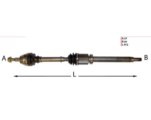 KOMPLE AKS SAG (FORD: FOCUS III 11- )
